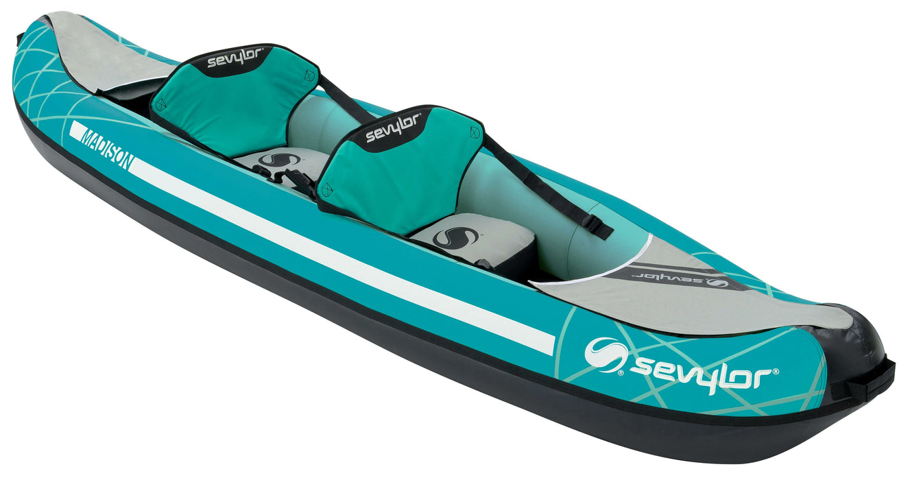 EAN 3138522089542 - Sevylor Madison 2 personas(s) Negro, Turquesa Kayak de aguas bravas imagen 1