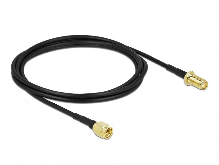 Delock Cable Sma Macho A Sma Hembra Lmr/Cfd100 2 M Low Loss