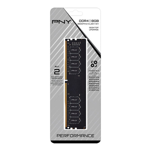 EAN 0751492649832 - PNY MD8GSD43200-TB módulo de memoria 8 GB 1 x 8 GB DDR4 288-pin DIMM imagen 2