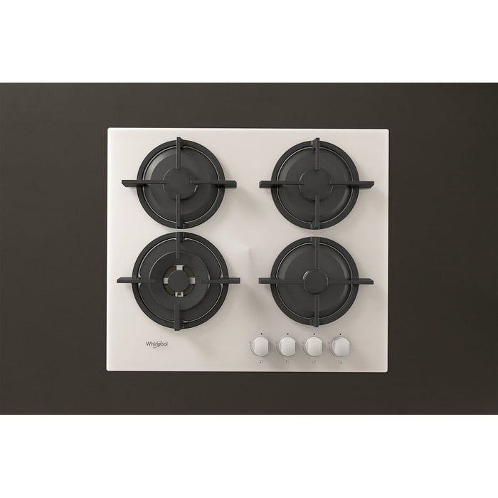EAN 8003437605567 - Whirlpool AKT 625/WH Negro, Blanco Integrado 60 cm Encimera de gas 4 zona(s) imagen 5