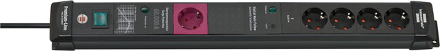 EAN 4007123674879 - Brennenstuhl 1951150500 base múltiple 3 m 5 salidas AC Interior Negro imagen 2