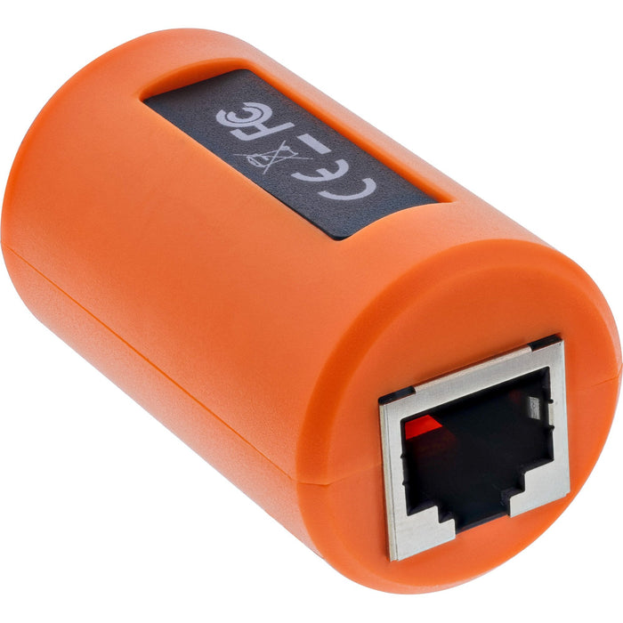 Inline® Surge Projoection Rj45 Coupling For Network And Poe
