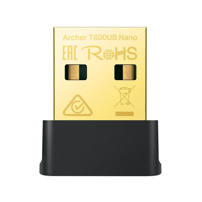 Tp-Link Archer T600ub Nano Ac600 Nano Dual Band Wi-Fi Bluetooth 4.2 Usb Adapter