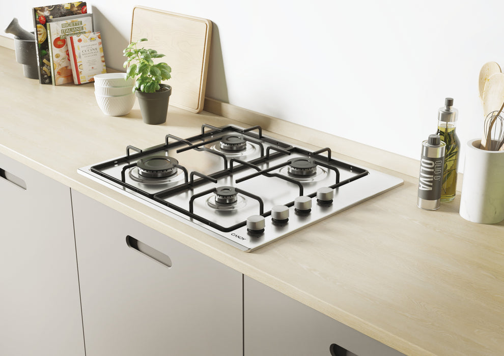 EAN 8016361972285 - Candy Idea CHW6LX Acero inoxidable Integrado 60 cm Encimera de gas 4 zona(s) imagen 3