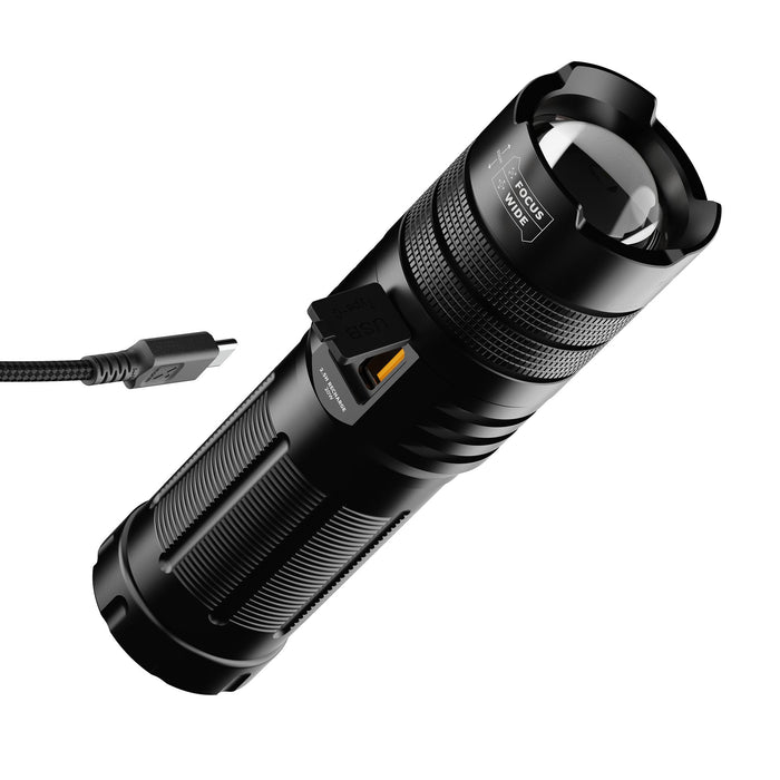 Xtorm Taschenlampe-Powerbank 10.500mah Schwarz