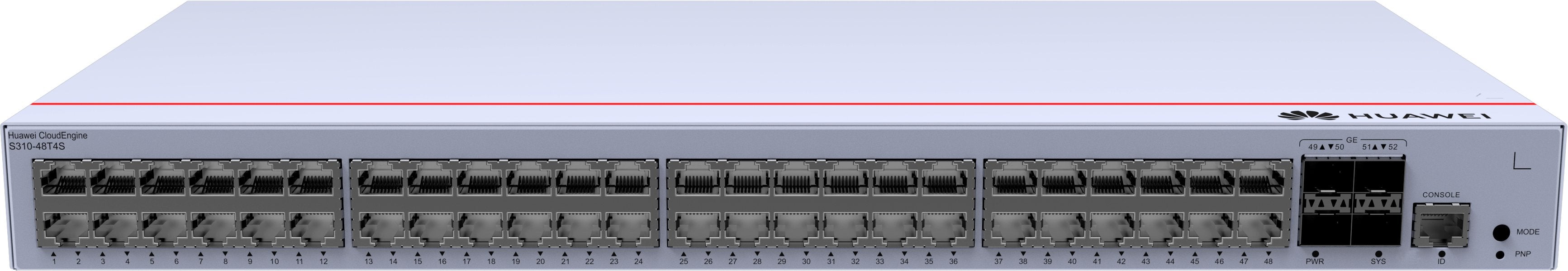 EAN 0886598337700 - HUAWEI eKit S310 Series S310-48T4S Gestionado L2+ Gigabit Ethernet (10/100/1000) 1U Gris imagen 4