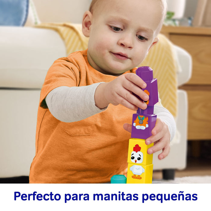 Tractor Animalitos Encajables Mega Bloks 30pzs