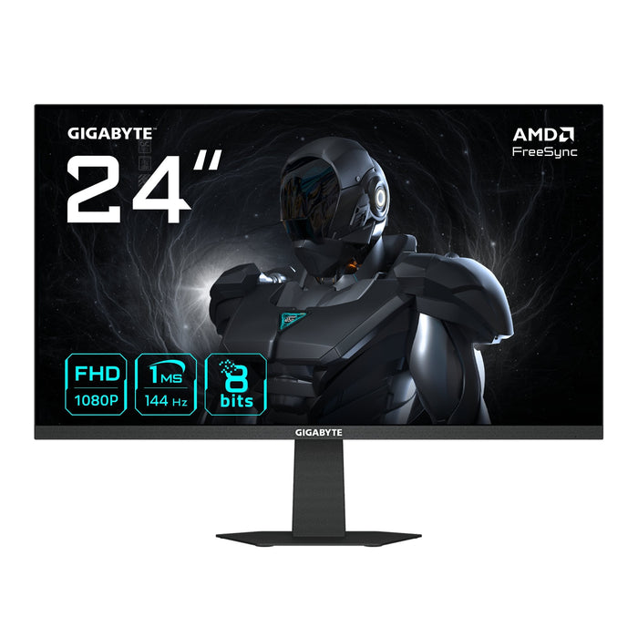 Monitor Gigabyte 24" Gs24f14,Ss Ips,1920x1080(Fhd),0.27pp,1500:1,1ms,144hz,1hdmi+1dp
