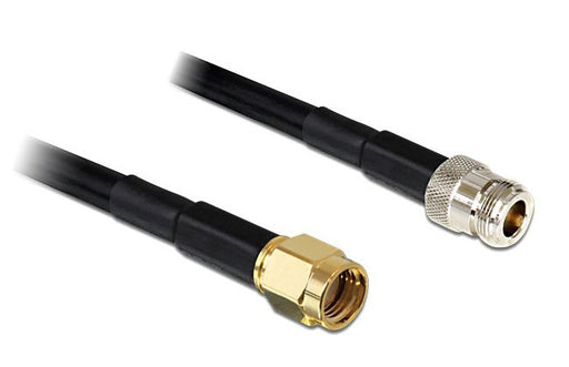 EAN 4043619886845 - DeLOCK 88684 cable coaxial 1 m RP-SMA Negro imagen 1