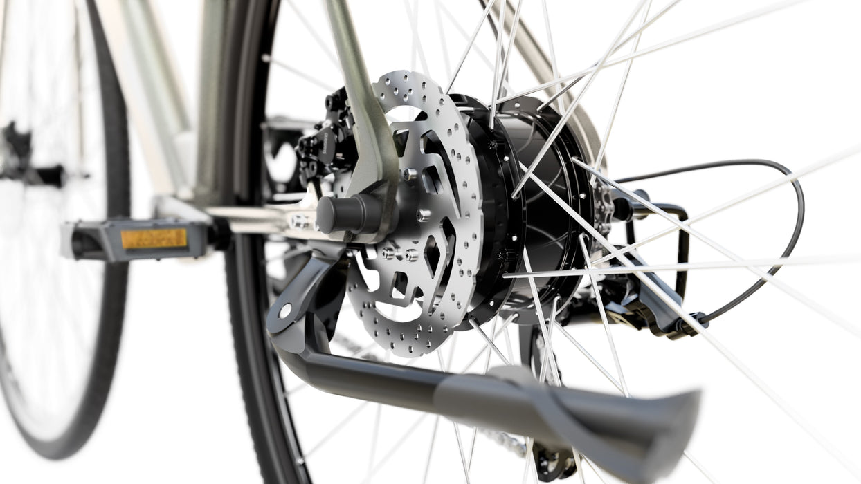 Sharp Gravel E-Bike 250w Motor App 70km GrN Glanz