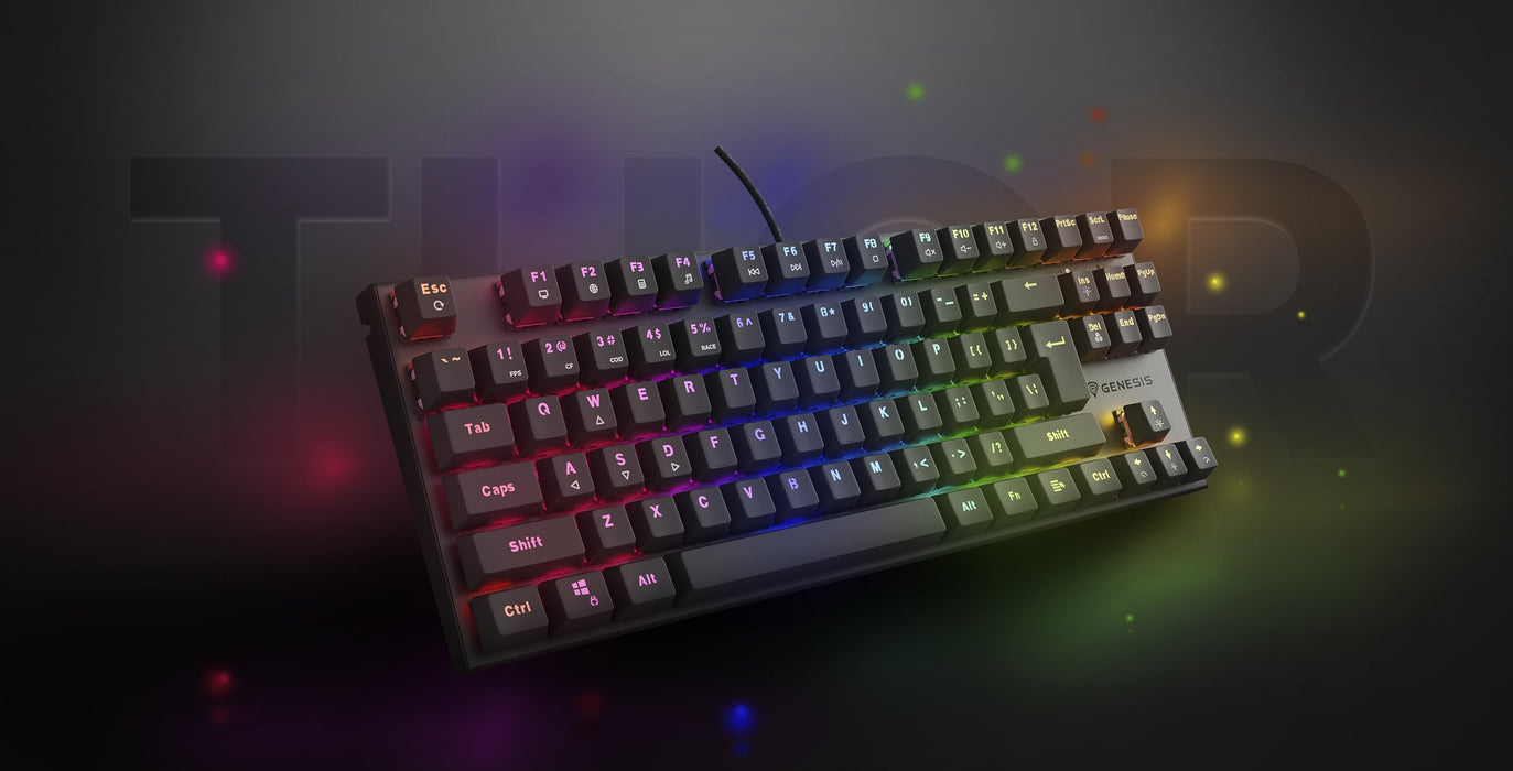 EAN 5901969444360 - GENESIS Thor 303 TKL teclado Juego USB QWERTY Español Negro imagen 7