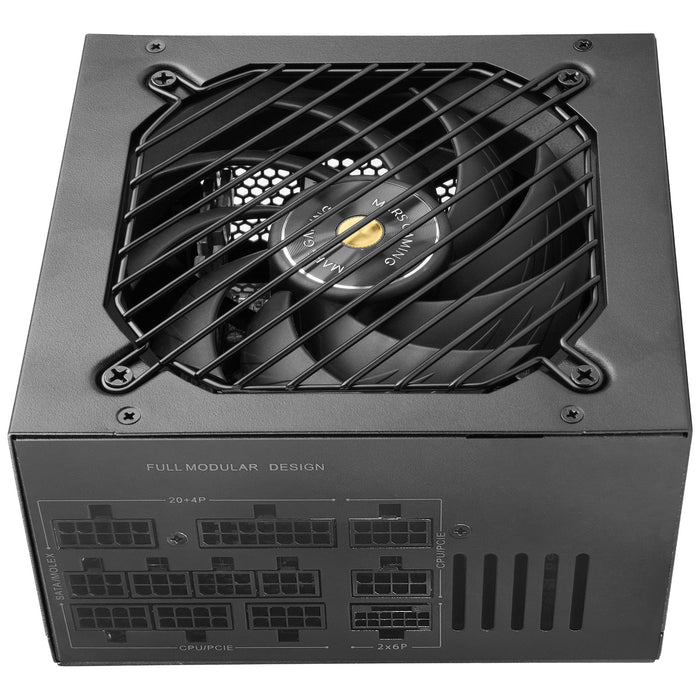 Fuente De Alimentacion Modular Mars Gaming 1200w Mpb1200psi Atx 3.1 80 Plus Gold Pfc Activo Negro