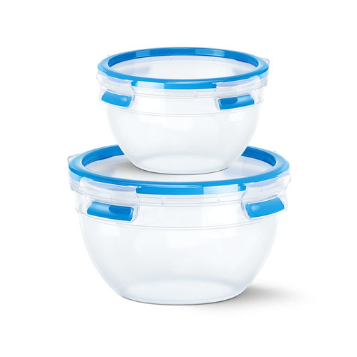 EAN 4009049532196 - EMSA CLIP & CLOSE N10116 Alrededor Contenedor 2,6 L Azul, Transparente 2 pieza(s) imagen 1