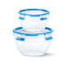 EAN 4009049532196 - EMSA CLIP & CLOSE N10116 Alrededor Contenedor 2,6 L Azul, Transparente 2 pieza(s) imagen 1