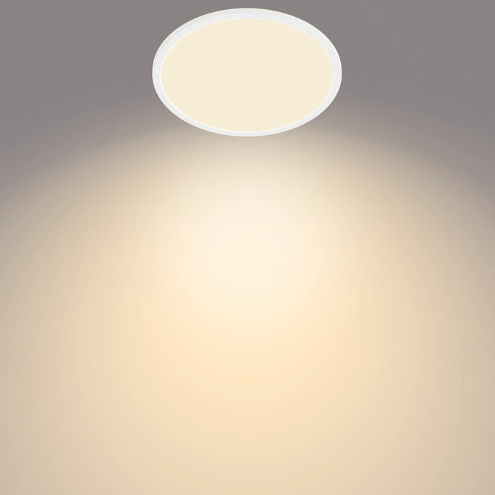 Philips Superslim 3in1 Led Leuchte Cl550 18w 2700k Ip44 Weiss
