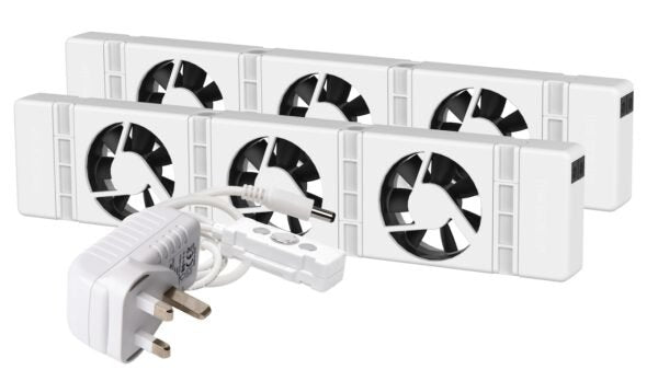 EAN 8719324414654 - SpeedComfort Duo Set Blanco Ventilador imagen 1