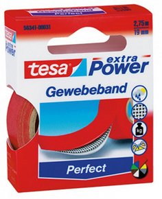 EAN 4042448044075 - TESA 56341-00031 cinta adhesiva 2,75 m Rojo imagen 1