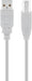 EAN 4040849687129 - Goobay 68712 cable USB USB 2.0 1,8 m USB A USB B Gris imagen 1