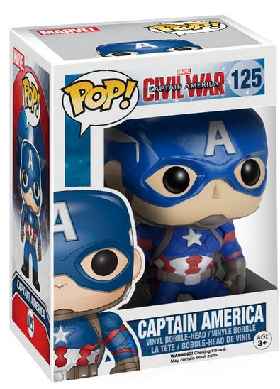 EAN 0849803072230 - FUNKO POP! Marvel Captain America: Civil War Captain America imagen 3