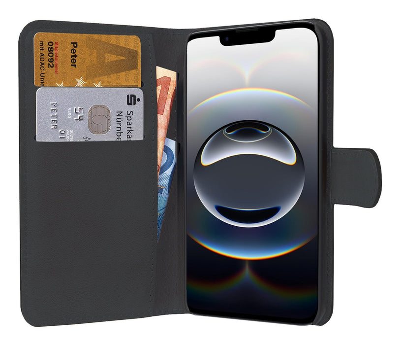Pedea Book Cover Classic Fr Apple Iphone 16e, Schwarz