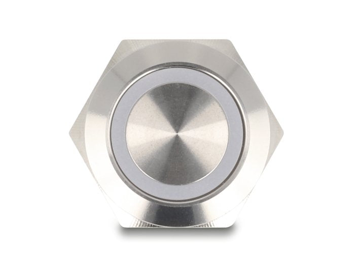 Drucktaster Zum Einbau 19 Mm 4 X Schraubklemme Led Gelb