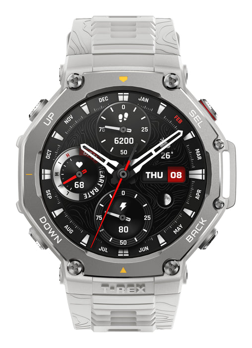 EAN 6970100377804 - Amazfit T-Rex 3 3,81 cm (1.5") AMOLED Digital 480 x 480 Pixeles Pantalla táctil Acero inoxidable GPS (sat imagen 2