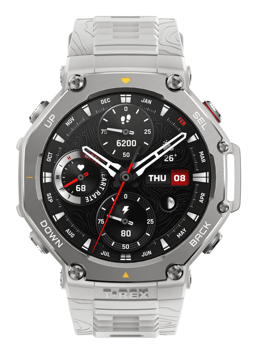 EAN 6970100377804 - Amazfit T-Rex 3 3,81 cm (1.5") AMOLED Digital 480 x 480 Pixeles Pantalla táctil Acero inoxidable GPS (sat imagen 2