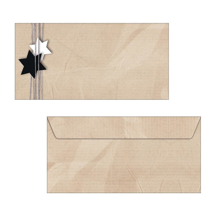 Sigel Weihnachtsbriefumschläge Christmas Wrapping Din Largo Sin Fenster, 50 Unidades