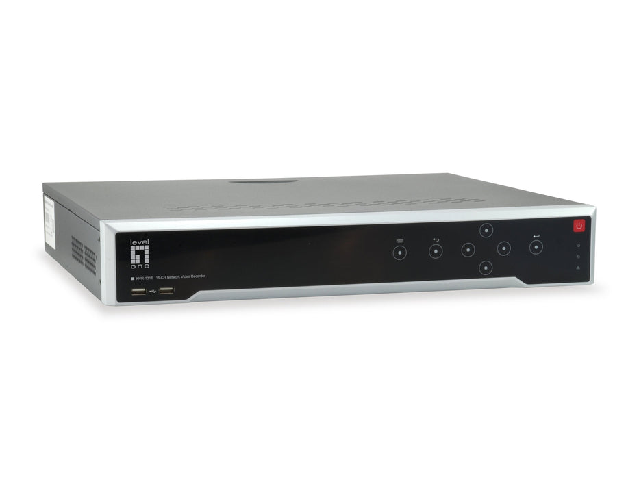 Grabador De Video Levelone Nvr-1316 Gemini 16 Canales  4 Hd Sata