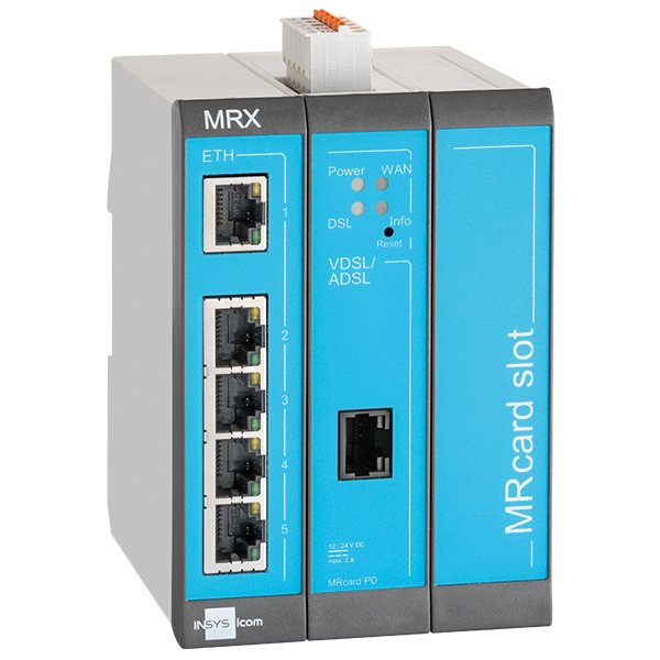 Icom Mrx Mrx3 Dsl - Annex-B - Router, Dsl-Modem 5-Port-Switch, Vpn, Ethernet