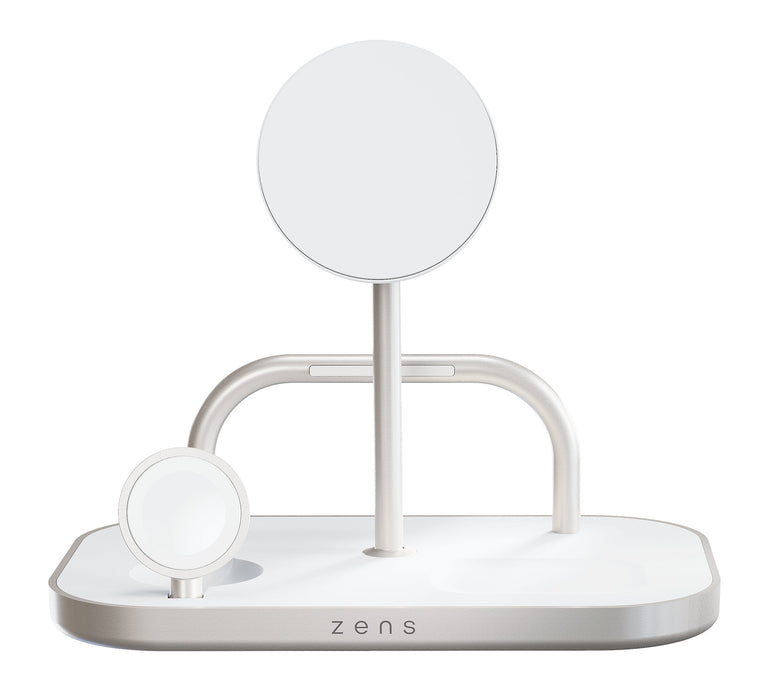 Zens 4 In 1 Inalámbrico Cargador Blanco