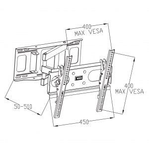 EAN 5902115406225 - ART RAMT AR-77 soporte para TV imagen 1