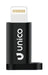 EAN 8052705419375 - UNICO AD1937 cambiador de género para cable USB-C Lightning Negro imagen 1