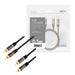 EAN 4052792052381 - LogiLink CA1201 cable de audio 0,5 m 2 x RCA Negro imagen 5