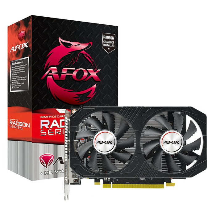 Vga Afox Radeon Rx 550 4gb Gddr5 Dvi Hdmi Dp Dual Fan Afrx550-4096d5h4-V5