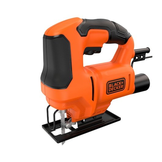 Sierra De Calar De Velocidad Variable Black Decker Bes603-Qs De 400 W Y 18 Mm, Color Naranja Y Negro.