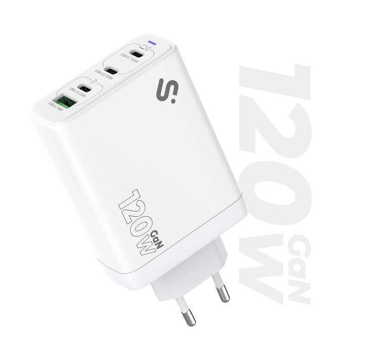 EAN 8436586743529 - SUBBLIM SUBCHG-6G1204 cargador de dispositivo móvil Universal Blanco Corriente alterna Carga rápida Inter imagen 1