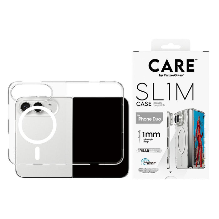 Care By Panzerglass Fashion Case Slim Pc Case Transparent Apple Iphone 2026 Fold