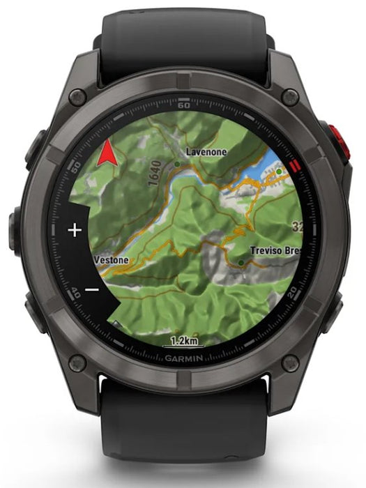 Garmin Fenix 8 Pro 3,56 Cm (1.4") Amoled 51 Mm Digital 454 X 454 Pixeles Pantalla Táctil Negro, Gris, Titanio Wifi Gps (Satélite)