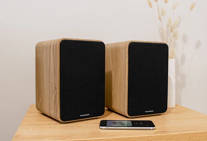 EAN 3499550387872 - Thomson WS602DUO altavoz De 1 vía Madera Alámbrico 30 W imagen 3
