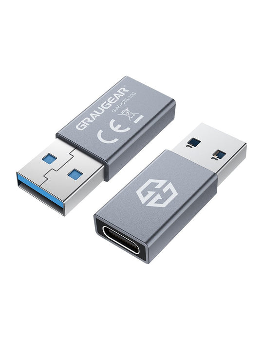 EAN 4260746550177 - GRAUGEAR G-AD-CTA-10G cambiador de género para cable USB-A USB-C Plata imagen 1