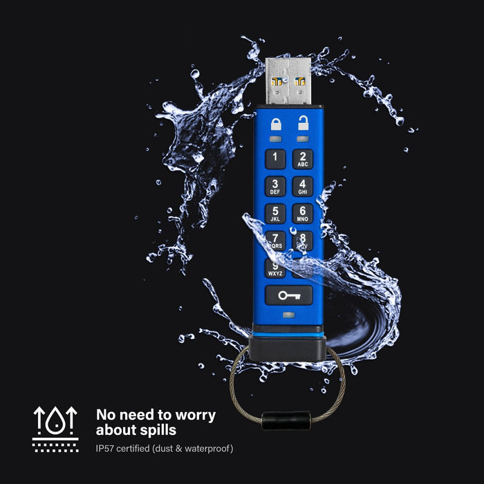 Istorage Datashur Pro Unidad Flash Usb Usb Tipo A 3.2 Gen 1 (3.1 Gen 1) Azul