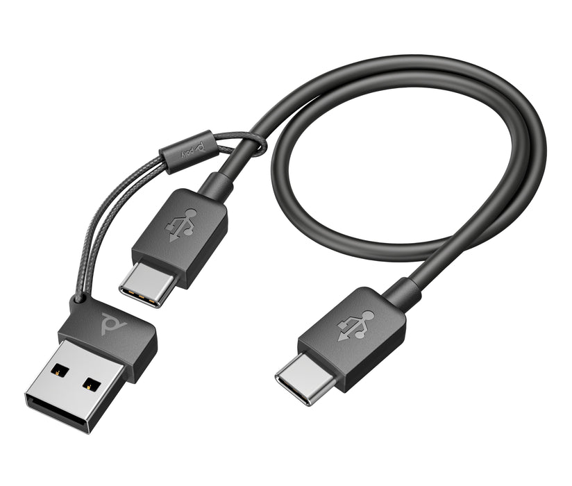 EAN 5715063735244 - HP Poly Voyager Focus 2 USB-C-C Headset +USB-C/A Adapter Inalámbrico Diadema Oficina/Centro de llamadas U imagen 7