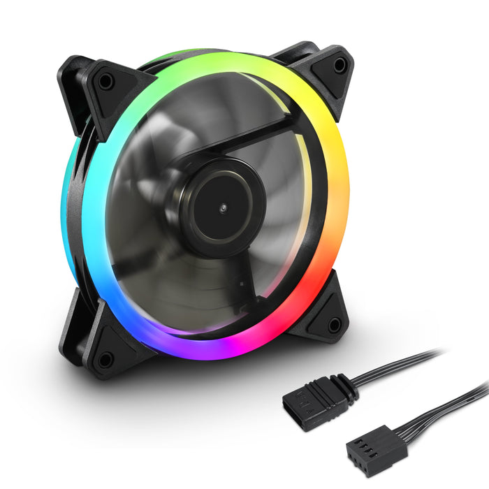 EAN 4044951034307 - Sharkoon Shark Blades PWM Carcasa del ordenador Ventilador 12 cm Negro 1 pieza(s) imagen 1
