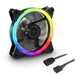 EAN 4044951034307 - Sharkoon Shark Blades PWM Carcasa del ordenador Ventilador 12 cm Negro 1 pieza(s) imagen 1