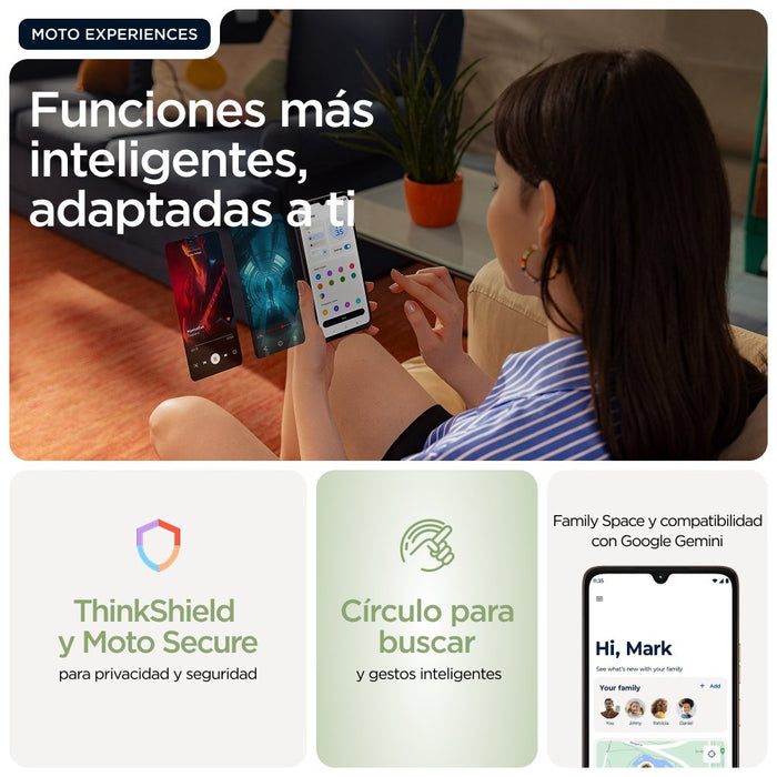 EAN 0840493605258 - Motorola moto g06 17,5 cm (6.88") SIM doble Android 15 4G USB Tipo C 4 GB 256 GB 5200 mAh Verde imagen 18