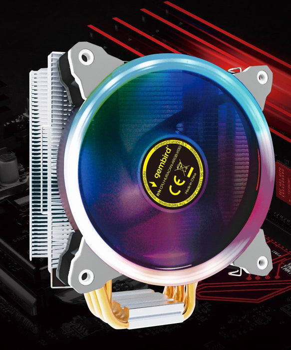 EAN 8716309123921 - Gembird CPU-HURACAN-ARGB-X130 sistema de refrigeración para ordenador Procesador Refrigerador de aire 12  imagen 8