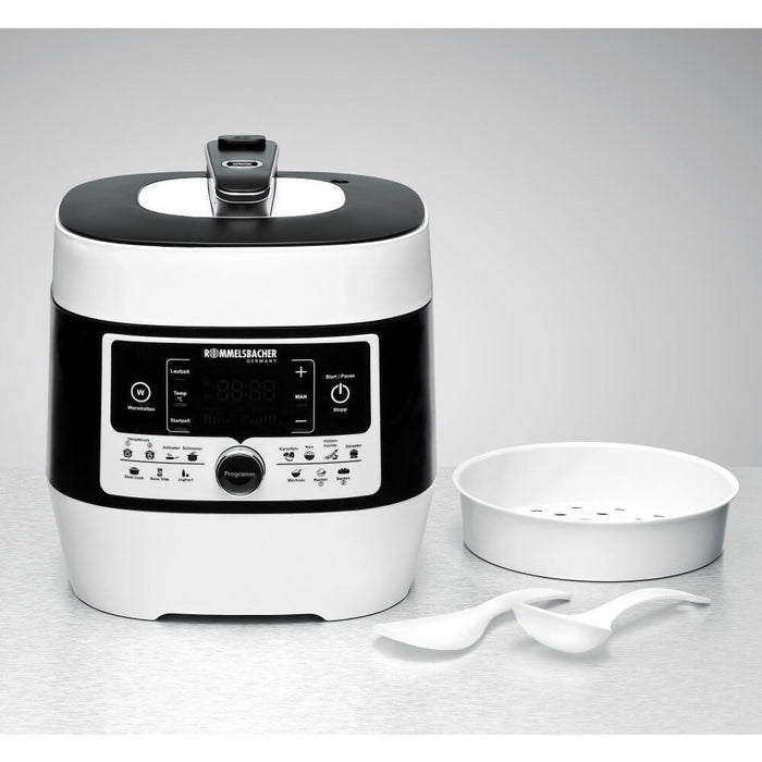 EAN 4001797803009 - Rommelsbacher MD 1000 olla a presión 4 L Negro, Blanco 1000 W imagen 3