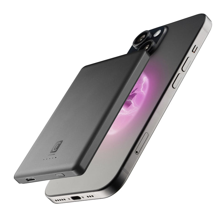 EAN 8018080471674 - Cellularline 8018080471674 5000 mAh Cargador inalámbrico Gris imagen 1