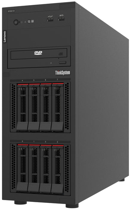 Server Lenovo Isg Thinksystem St250 V3 1xintel Xeon 6353p 8c 2.7ghz 65w 1x16gb 1rx8 Sw Rd 2x800w